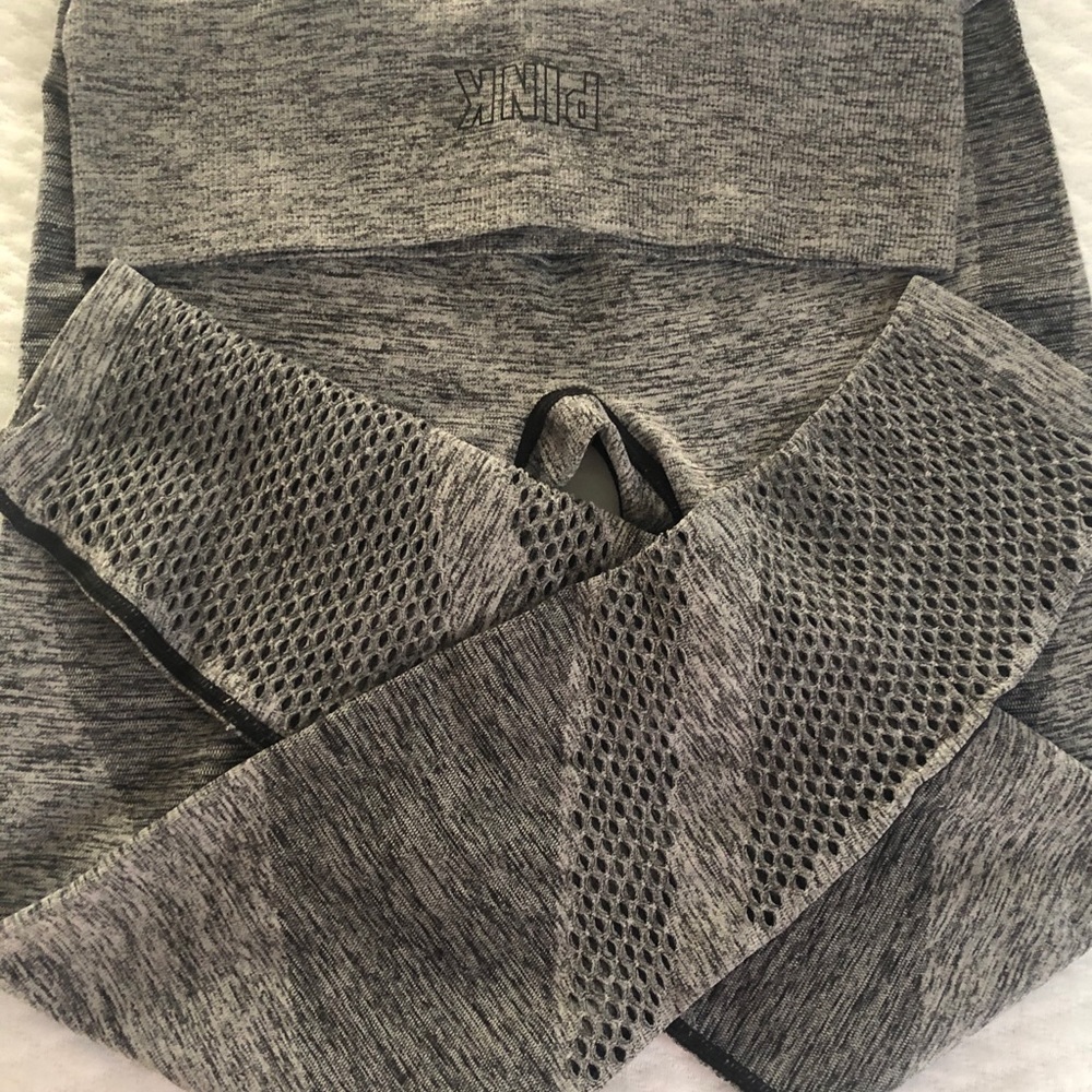 Black PINK seamless workout leggings